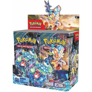 Display da 36 Buste dell'espansione Scarlatto & Violetto: Corona Astrale del gioco di carte Pokémon